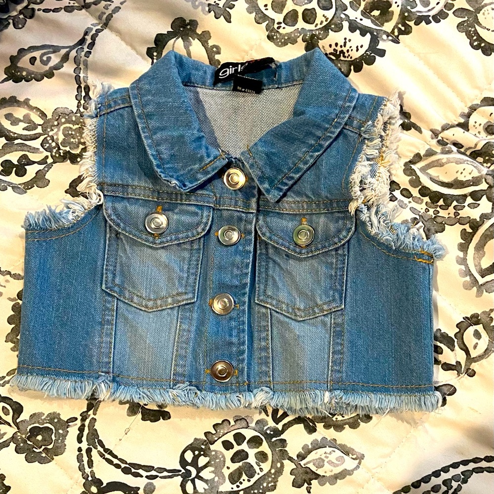 Girls Jean Vest